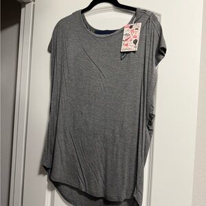 Latched Mama Gray Women's Pajama Set